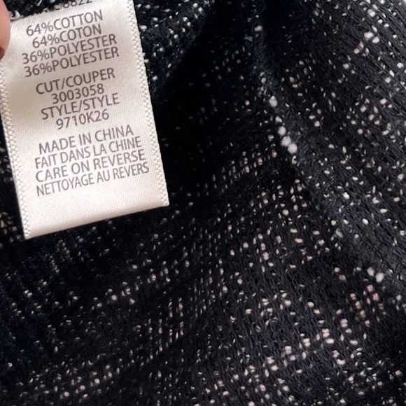 NWT Maxi Studio Shawl Collar Tweed Open Front Cardigan Sweater - Picture 7 of 7